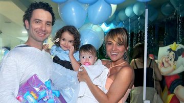 Marco Luque comemora aniversário das filhas em São Paulo - Leo Franco/Agnews