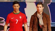 Cristiano Ronaldo foi ao museu de cera da capital espanhola para conhecer sua réplica - Javier Barbancho/Reuters