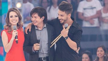 Na Record, Sandy e Junior voltam a se apresentar juntos - Edu Moraes/TV Record