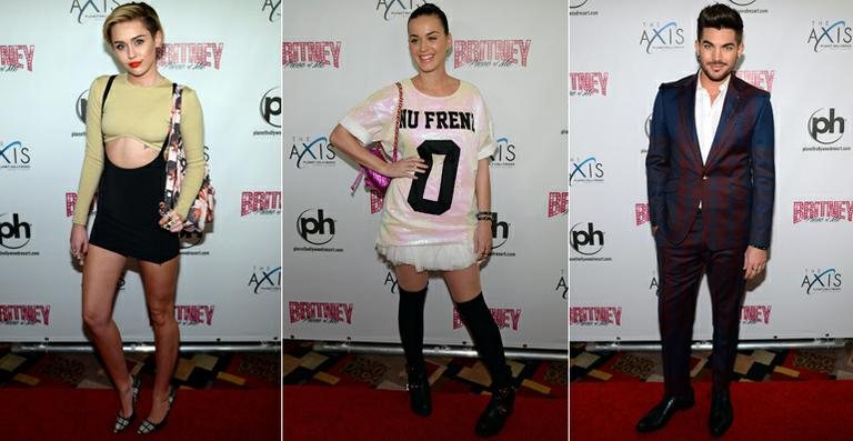 Miley Cyrus, Katy Perry prestigiam Britney Spears - GettyImages