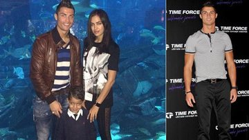 Cristiano Ronaldo com a namorada e o filho - Reprodução/Instagram