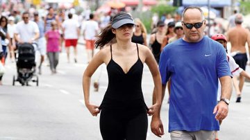 Patrícia Poeta e seu marido Amauri seguem rotina de exercícios no Rio - André Freitas / AgNews