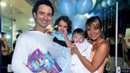 Marco Luque e sua mulher fazem festa para comemorar aniversários das filhas - Leo Franco/Agnews