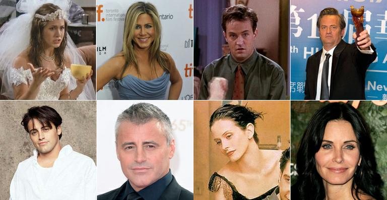 Friends comemora 20 anos em 2014. Veja o antes e depois dos atores - Foto-montagem
