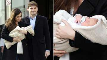 Iker Casillas e Sara Carbonero com Martín, que nasceu em janeiro de 2014 - AKM-GSI / AKM-GSI
