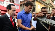 Rodrigo Faro leva Chiquinho Scarpa para conhecer favela em São Paulo - Edu Moraes e Antônio Chahestian/Record