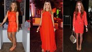 Os vestidos laranjas das famosas - AgNews/Foto Rio News
