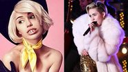 Miley Cyrus surge irreconhecível em cartaz para divulgar programa de TV - Divulgação/MTV e Getty Images