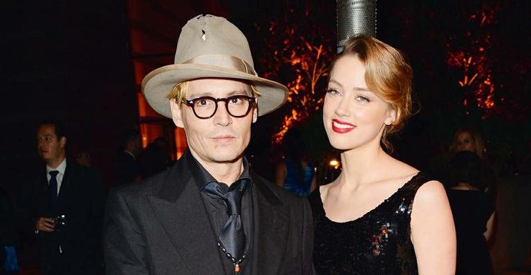 Johnny Depp e Amber Heard em evento de ONG que ajuda crianças com doenças graves - Jason Laveris/ Film Magic