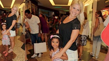 Samara Felippo vai a shopping do Rio com a filha Alícia - Rogério Fidalgo/ AgNews