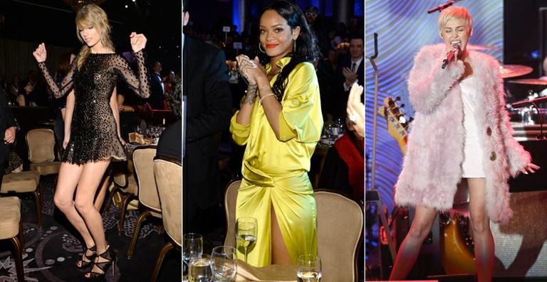 Taylor Swift, Rihanna e Miley Cyrus - Getty Images