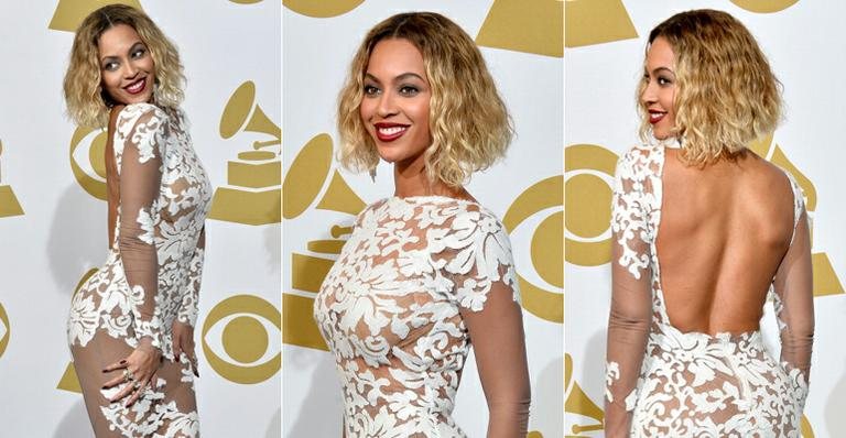 Beyoncé mostra o corpão em vestido transparente durante festa pós-Grammy - Getty Images