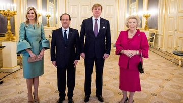 Família Real da Holanda recebe o presidente francês em palácio - Frank Van Beek/ Reuters