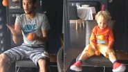 Davi Lucca, filho de Neymar, faz malabarismo com laranjas - Reprodução/Instagram