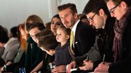 David Beckham e os filhos no desfile da mãe - Eric Thayer/ Reuters