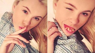 Ireland Baldwin, filha de Alec Baldwin, mostra sorriso com dentadura - Instagram/Reprodução