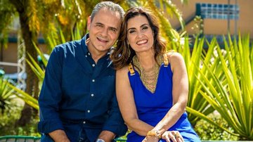 Luis Roberto e Fátima Bernardes - Globo/Paulo Belote