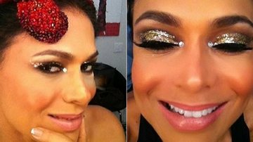 Maquiagem de Rosana Jatobá no carnaval 2014 - Reprodução / Instagram