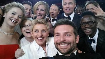 Ellen posa ao lado de grandes nomes do Oscar - Reprodução Twitter