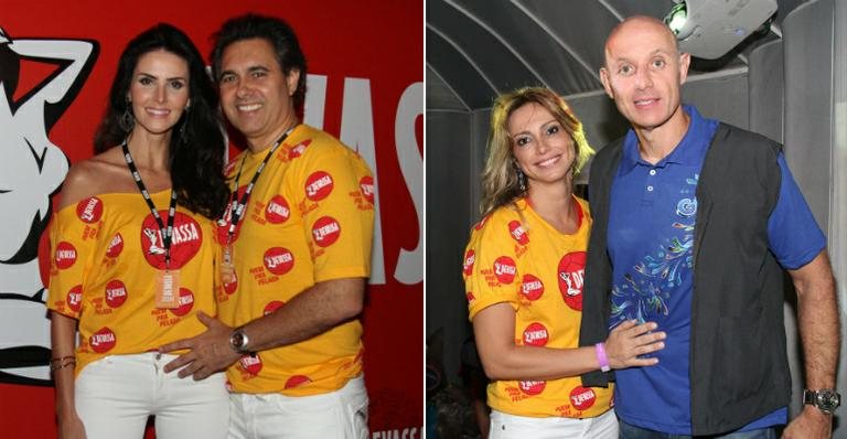 Lisandra Souto e Tande com seus novos pares - Cleomir Tavares/Divulgação