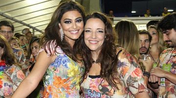 Juliana Paes encontra Ana Carolina na Sapucaí - Alex Palarea / AgNews
