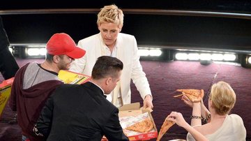 Ellen Degeneres pede pizza para os VIPS no Oscar - Getty Images