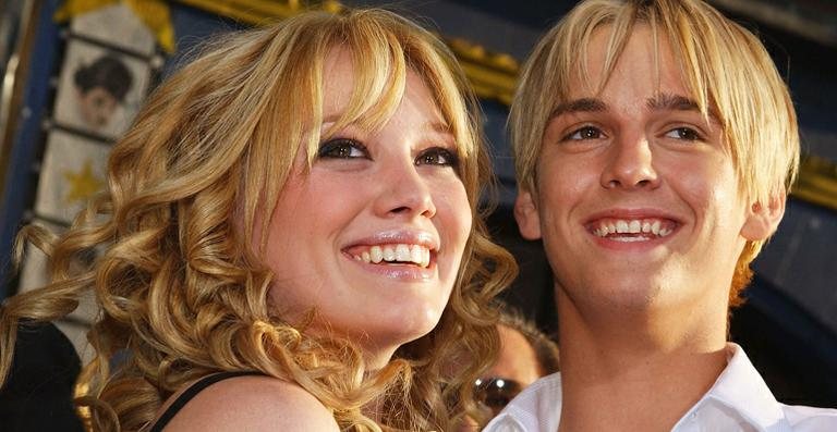 Hilary Duff e Aaron Carter - Getty Images