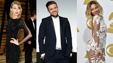 Taylor Swift, Justin Timberlake e Beyoncé - Getty Images