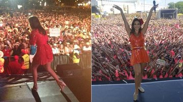 Ivete Sangalo canta em Angola - Reprodução/Instagram/Agnews