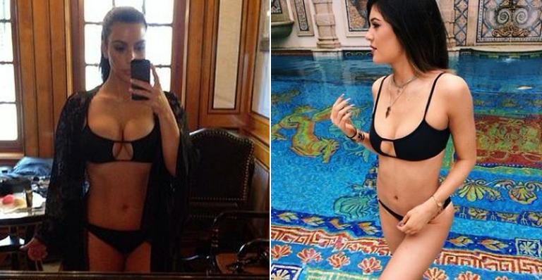 Kim Kardashian usa biqiíni da Irmã, Kylie Jenner - Reprodução/ Instagram