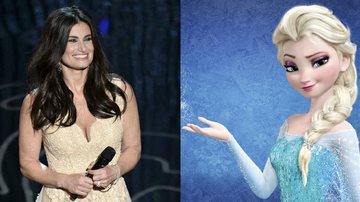 Idina Menzel faz a voz da rainha Elsa em 'Frozen' - Getty Images/ Divulgação