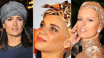 Famosas usam turbante - Getty Images/ Ag News/ Fotomontagem