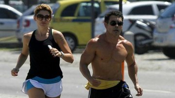 Antonia Fontenelle corre em praia da Barra da Tijuca - Marcos Ferreira / photo rio news