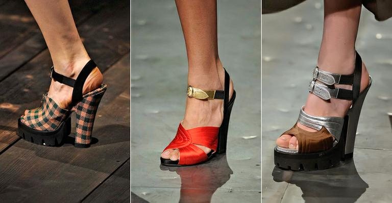 Sapatos Prada - Fotomontagem