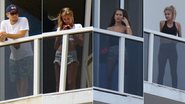Festa? Leonardo DiCaprio aparece em sacada de hotel com várias mulheres - AKM-GSI/AKM-GSI