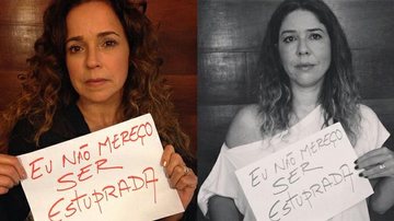 Famosas aderem ao movimento 'Não Mereço Ser Estuprada' - Reprodução / Instagram