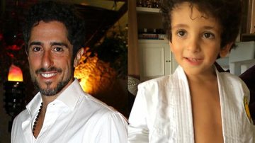 Marcos Mion mostra vídeo do filho tentando 'imitá-lo' - AgNews/ Reprodução