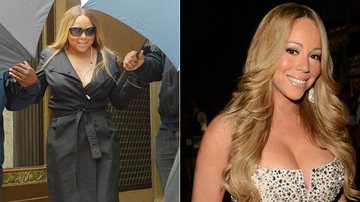 Mariah Carey aparece mais gordinha nas ruas de Nova York - AKM-GSI/Splash e GettyImages