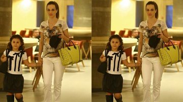 Ana Furtado passeia e confere novidades em um shopping carioca com a filha - Marcello Sá Barreto/Agnews
