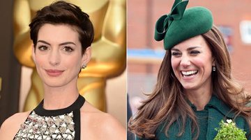 “Kate Middleton é linda”, diz Anne Hathaway - Foto-montagem