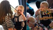 Príncipe George puxa o cabelo de Kate Middleton e faz amigos na Nova Zelândia - Marty Melville/Reuters