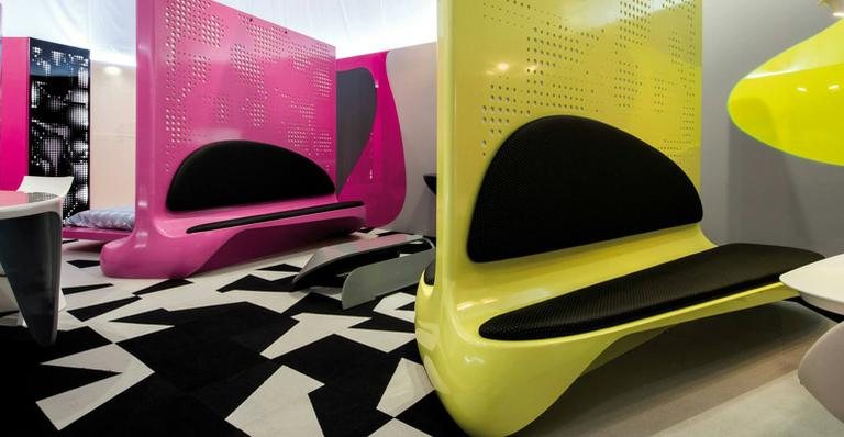 Ambiente do designer Karim Rashid no Salão do Móvel de Milão 2014 - DIVULGAÇÃO
