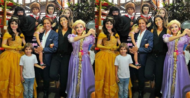 Emerson Fittipaldi e sua Rossana fazem festa de aniversário para os filhos - Cassiano De Souza/CBS Imagem