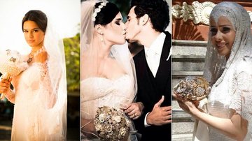 Buquê de noiva: veja modelos feitos com joias - Foto-montagem