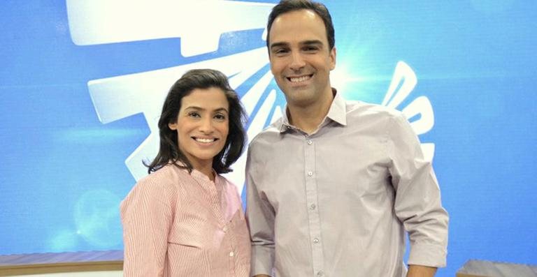 Renata Vasconcellos e Tadeu Schmidt - Léo Marinho / AgNews