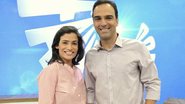Renata Vasconcellos e Tadeu Schmidt - Léo Marinho / AgNews