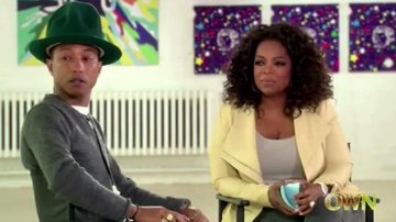 Pharrell Williams chora durante entrevista a Oprah Winfrey - Reprodução/YouTube