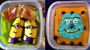 Pai faz refeições inspiradas em personagens infantis - Foto-montagem