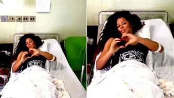 Ariany, bailarina de Latino, se recupera em hospital carioca - Reprodução / Instagram