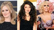 Adele, Lorde e Lady Gaga - Getty Images